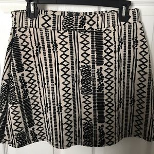 Printed mini skirt